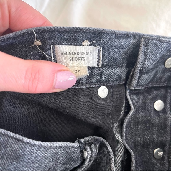 Madewell Relaxed Fit Shorts Size 26 Short Calverley Wash - Picture 6 of 9